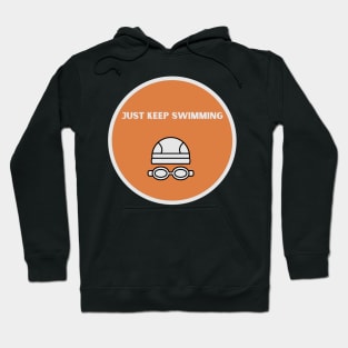 Vintage Just Keep Swimming Hoodie